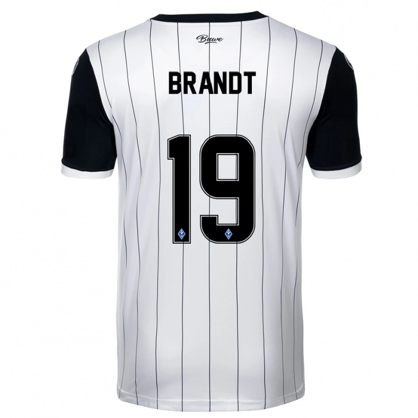Danxen Damen Jascha Brandt #19 Weiß Schwarz Auswärtstrikot Trikot 2025/26 T-Shirt Österreich