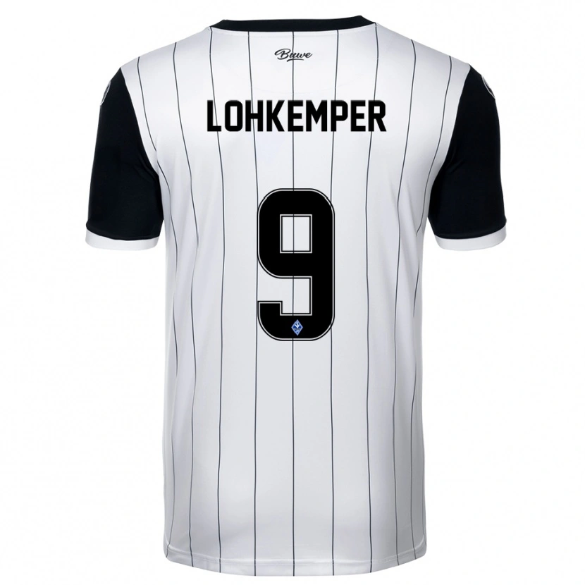 Danxen Damen Felix Lohkemper #9 Weiß Schwarz Auswärtstrikot Trikot 2025/26 T-Shirt Österreich