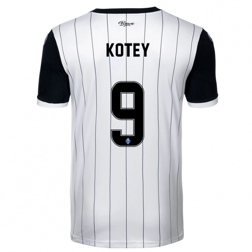 Danxen Damen Britmon Kotey #9 Weiß Schwarz Auswärtstrikot Trikot 2025/26 T-Shirt Österreich