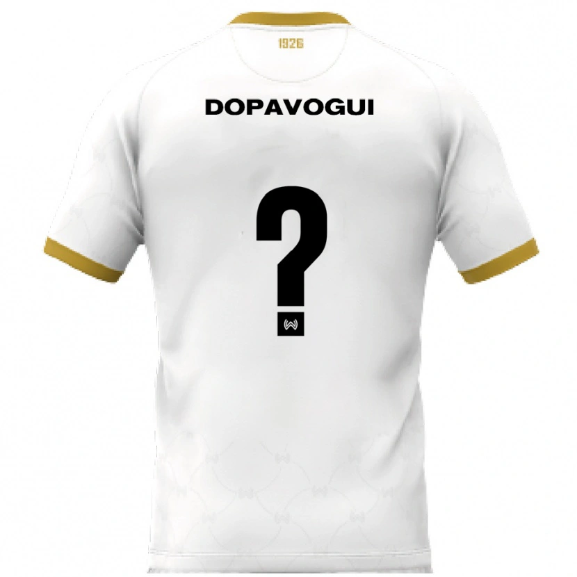Danxen Damen Zeze Dopavogui #0 Weiß Gold Auswärtstrikot Trikot 2025/26 T-Shirt Österreich