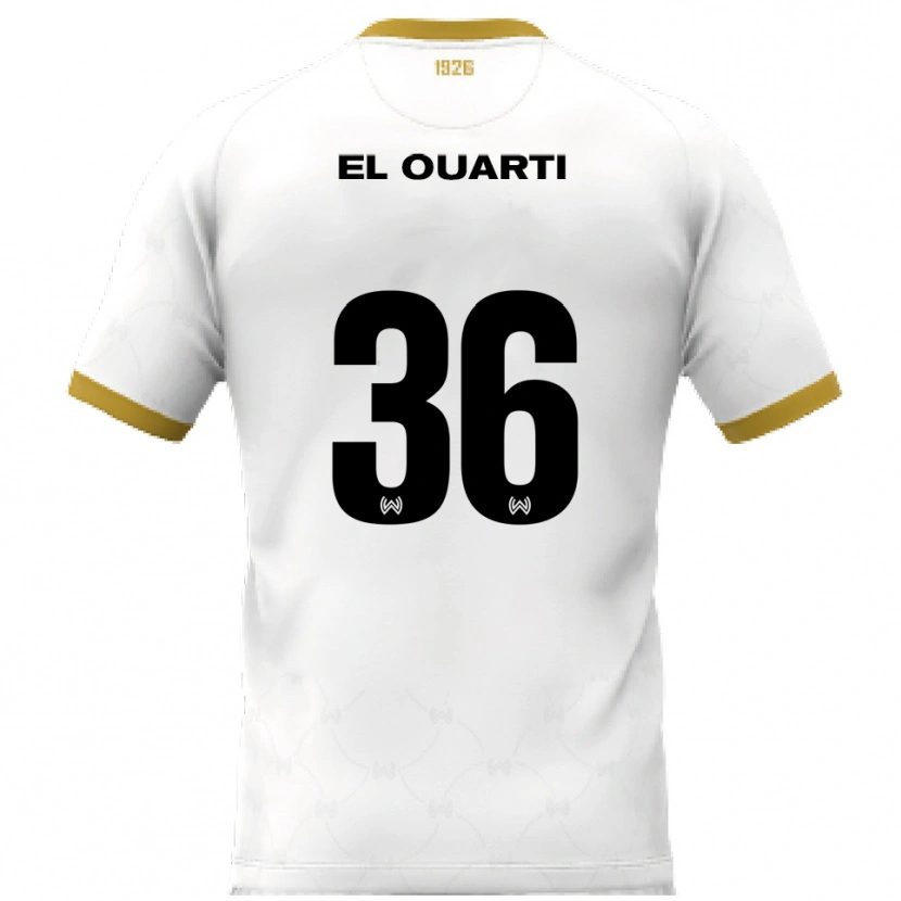 Danxen Damen Nassim El Ouarti #36 Weiß Gold Auswärtstrikot Trikot 2025/26 T-Shirt Österreich