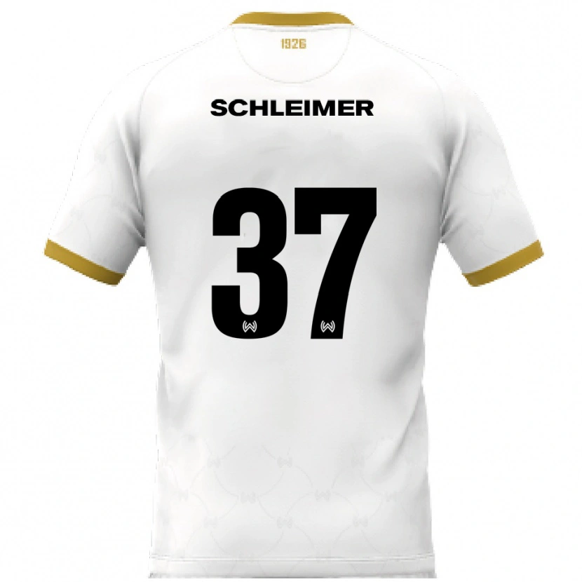 Danxen Damen Lukas Schleimer #37 Weiß Gold Auswärtstrikot Trikot 2025/26 T-Shirt Österreich