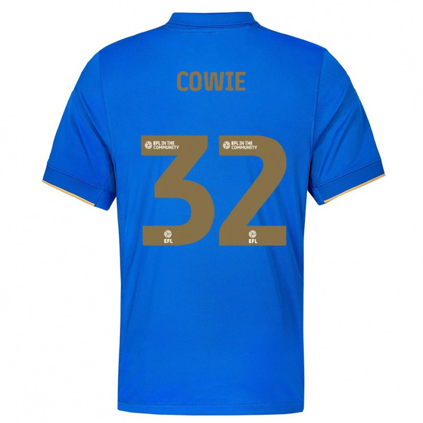 Danxen Kinder Abbie Cowie #32 Blau Gold Heimtrikot Trikot 2025/26 T-Shirt Österreich