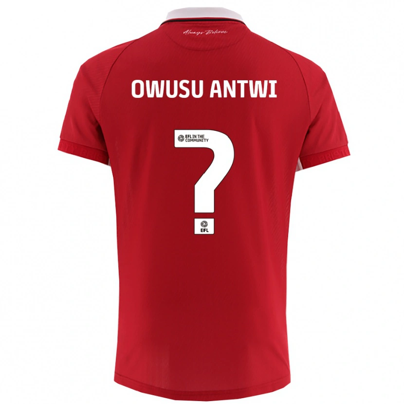 Danxen Kinder Filbert Owusu-Antwi #0 Rot Weiß Heimtrikot Trikot 2025/26 T-Shirt Österreich