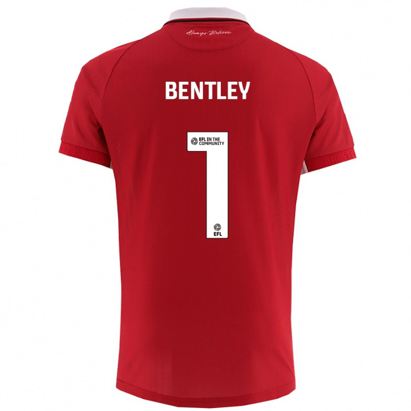 Danxen Kinder Fran Bentley #1 Rot Weiß Heimtrikot Trikot 2025/26 T-Shirt Österreich