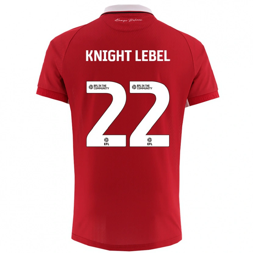 Danxen Kinder Jamie Knight-Lebel #22 Rot Weiß Heimtrikot Trikot 2025/26 T-Shirt Österreich