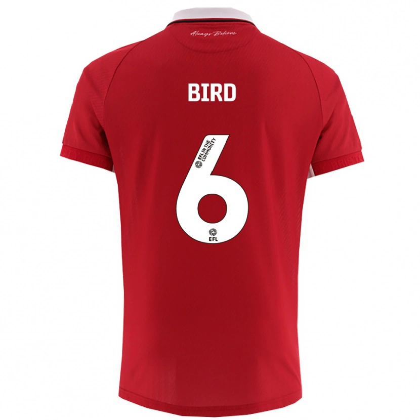 Danxen Kinder Max Bird #6 Rot Weiß Heimtrikot Trikot 2025/26 T-Shirt Österreich