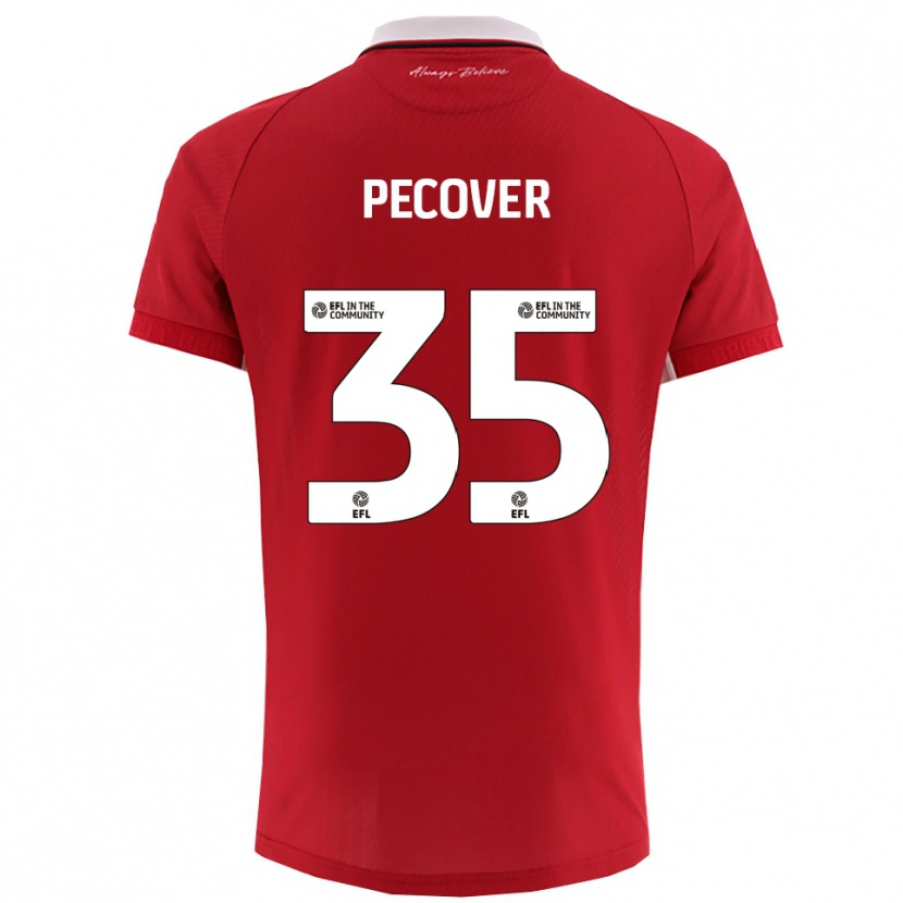 Danxen Kinder Leo Pecover #35 Rot Weiß Heimtrikot Trikot 2025/26 T-Shirt Österreich