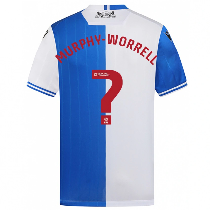 Danxen Kinder Paul Murphy-Worrell #0 Blau Weiß Heimtrikot Trikot 2025/26 T-Shirt Österreich
