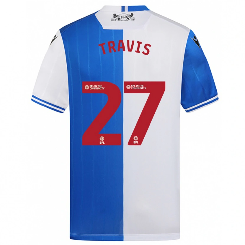 Danxen Kinder Lewis Travis #27 Blau Weiß Heimtrikot Trikot 2025/26 T-Shirt Österreich