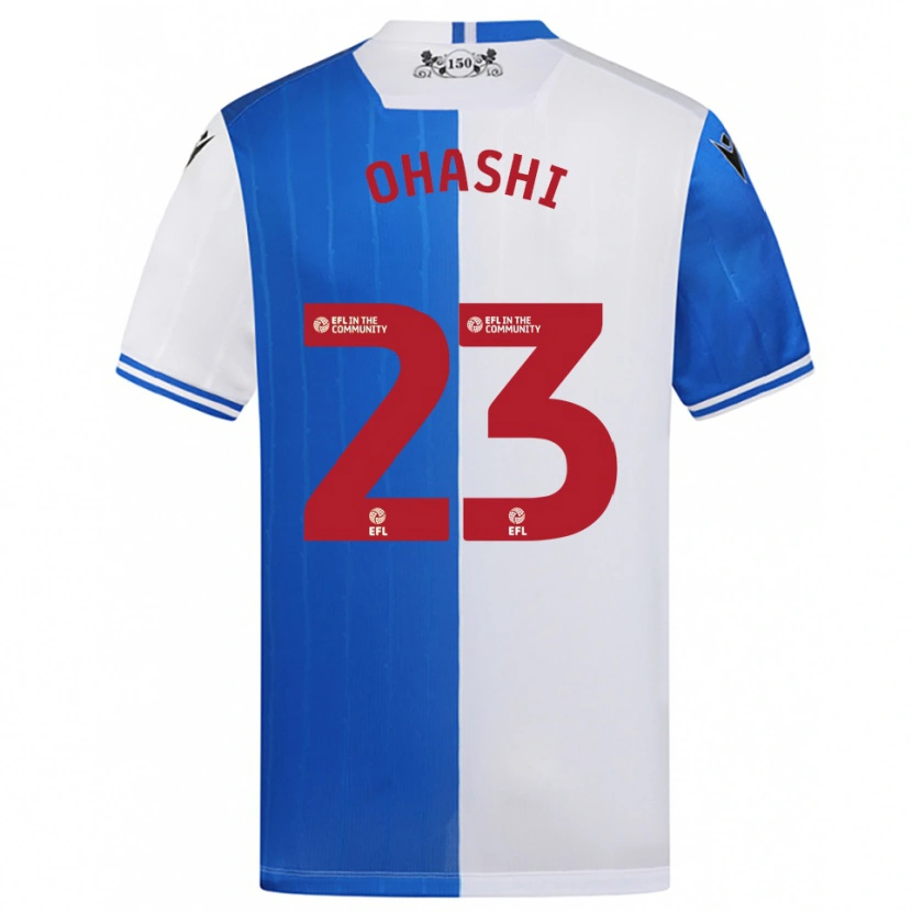 Danxen Kinder Yuki Ohashi #23 Blau Weiß Heimtrikot Trikot 2025/26 T-Shirt Österreich