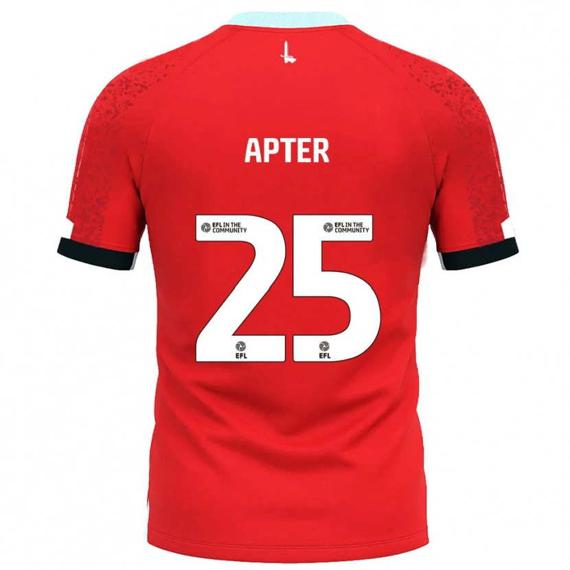 Danxen Kinder Rob Apter #25 Rot Weiß Heimtrikot Trikot 2025/26 T-Shirt Österreich