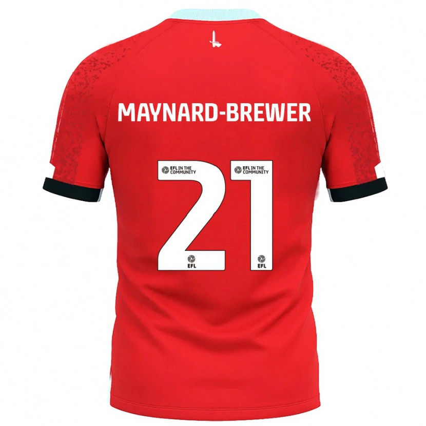 Danxen Kinder Ashley Maynard-Brewer #21 Rot Weiß Heimtrikot Trikot 2025/26 T-Shirt Österreich