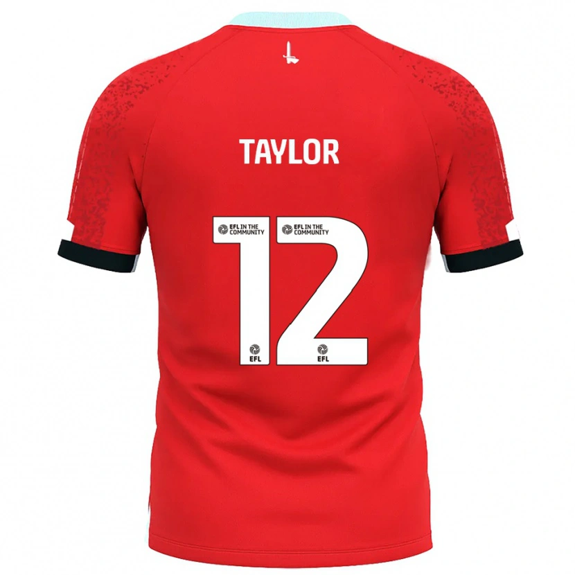 Danxen Kinder Terry Taylor #12 Rot Weiß Heimtrikot Trikot 2025/26 T-Shirt Österreich