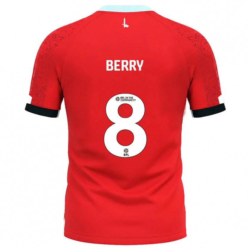 Danxen Kinder Luke Berry #8 Rot Weiß Heimtrikot Trikot 2025/26 T-Shirt Österreich