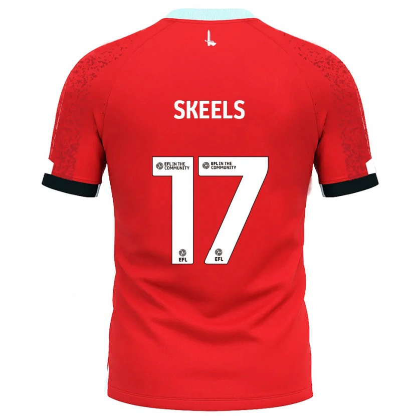 Danxen Kinder Kiera Skeels #17 Rot Weiß Heimtrikot Trikot 2025/26 T-Shirt Österreich