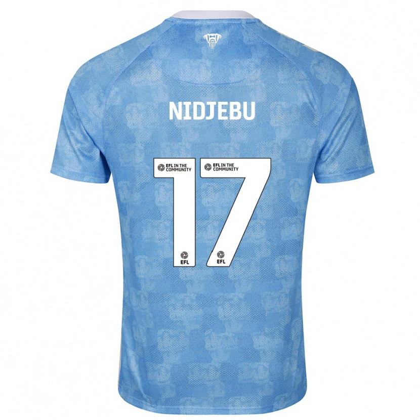 Danxen Kinder Success Nidjebu #17 Himmelblau Weiß Heimtrikot Trikot 2025/26 T-Shirt Österreich