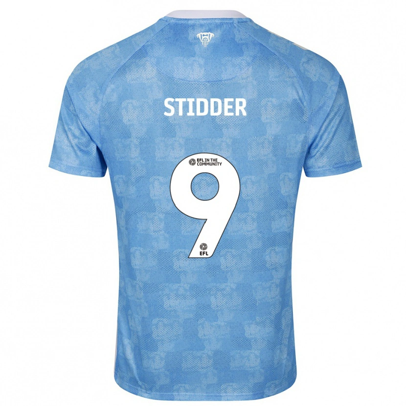 Danxen Kinder Joshua Stidder #9 Himmelblau Weiß Heimtrikot Trikot 2025/26 T-Shirt Österreich