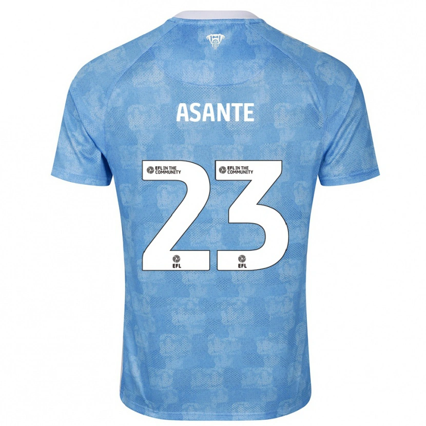 Danxen Kinder Brandon Thomas-Asante #23 Himmelblau Weiß Heimtrikot Trikot 2025/26 T-Shirt Österreich