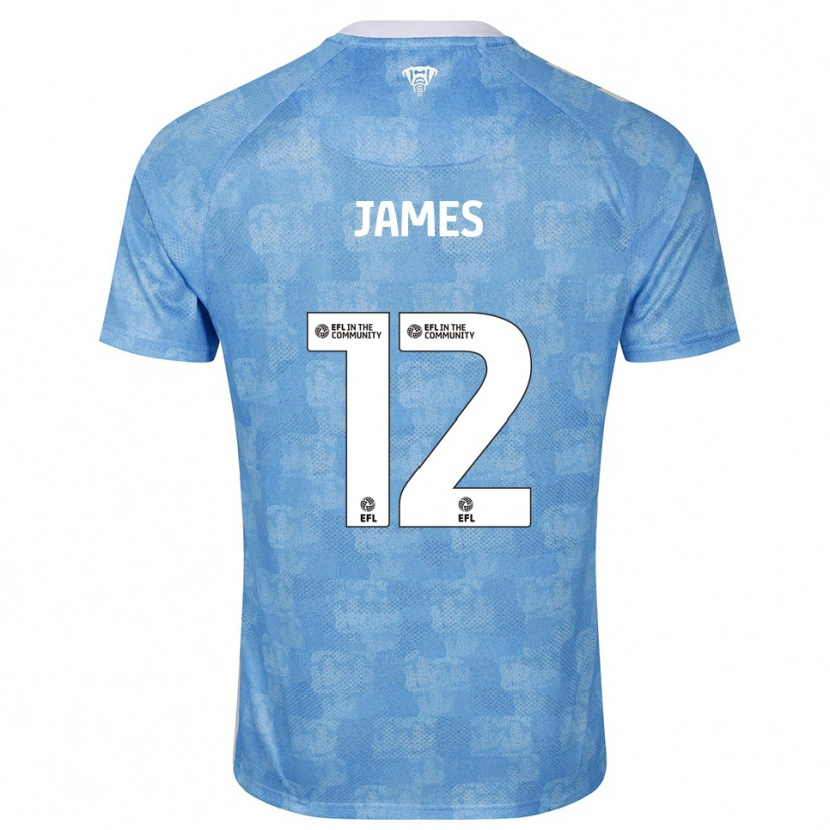 Danxen Kinder Jack James #12 Himmelblau Weiß Heimtrikot Trikot 2025/26 T-Shirt Österreich