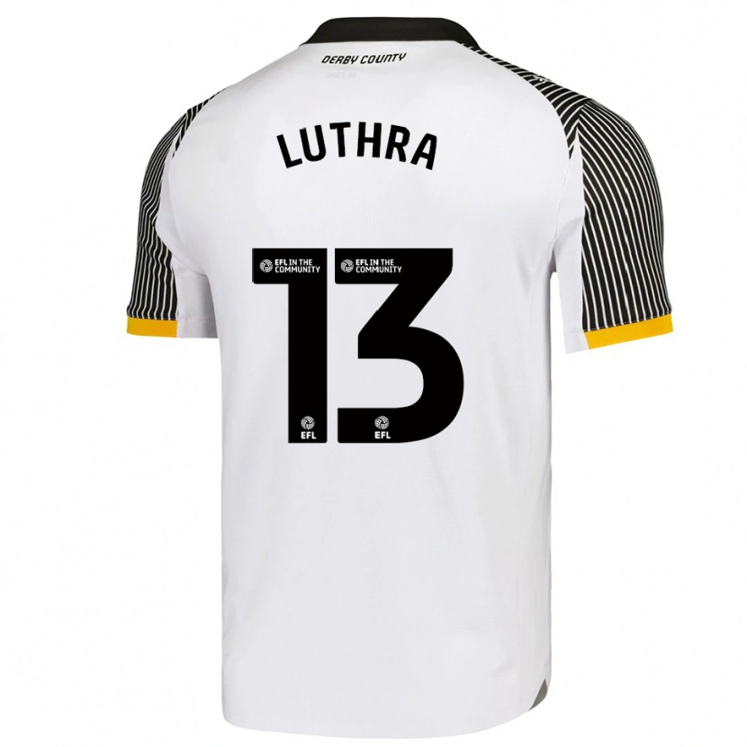 Danxen Kinder Rohan Luthra #13 Weiß Schwarz Heimtrikot Trikot 2025/26 T-Shirt Österreich
