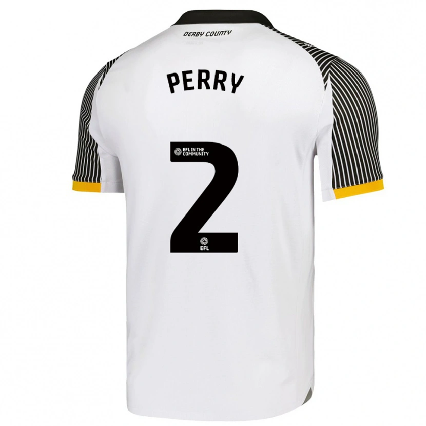 Danxen Kinder Jack Perry #2 Weiß Schwarz Heimtrikot Trikot 2025/26 T-Shirt Österreich