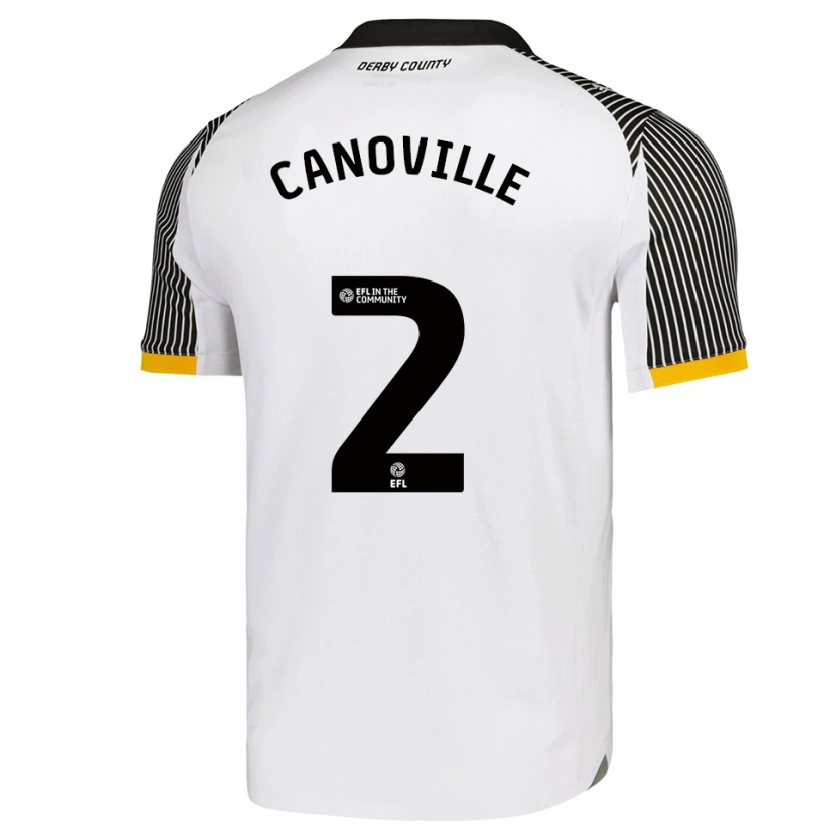 Danxen Kinder Rio Canoville #2 Weiß Schwarz Heimtrikot Trikot 2025/26 T-Shirt Österreich