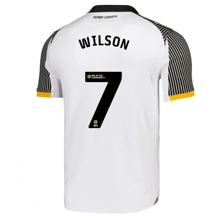Danxen Kinder Emelia Wilson #7 Weiß Schwarz Heimtrikot Trikot 2025/26 T-Shirt Österreich
