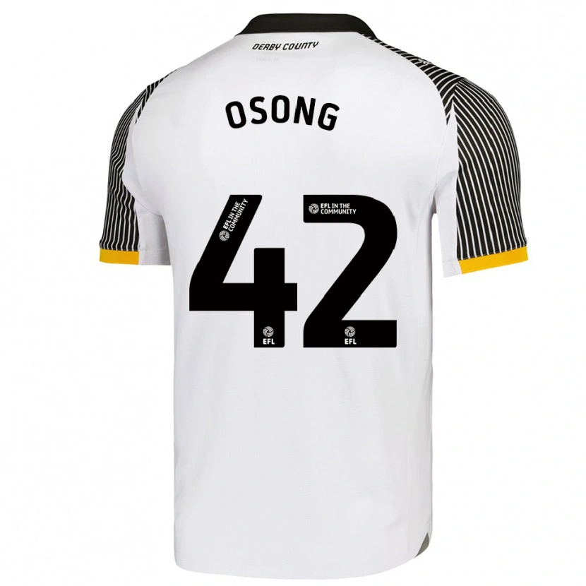 Danxen Kinder Johnson Osong #42 Weiß Schwarz Heimtrikot Trikot 2025/26 T-Shirt Österreich