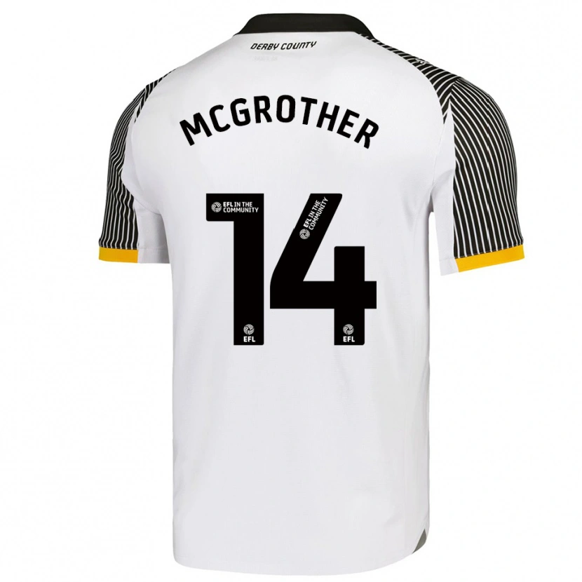 Danxen Kinder Becky Mcgrother #14 Weiß Schwarz Heimtrikot Trikot 2025/26 T-Shirt Österreich