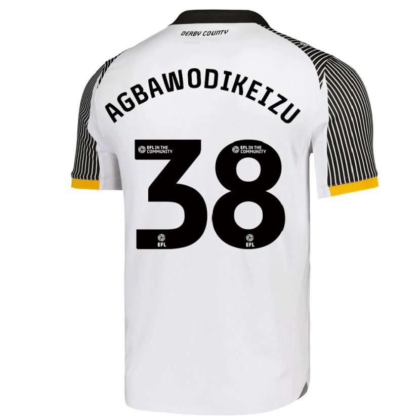 Danxen Kinder Charles Ebuka Agbawodikeizu #38 Weiß Schwarz Heimtrikot Trikot 2025/26 T-Shirt Österreich