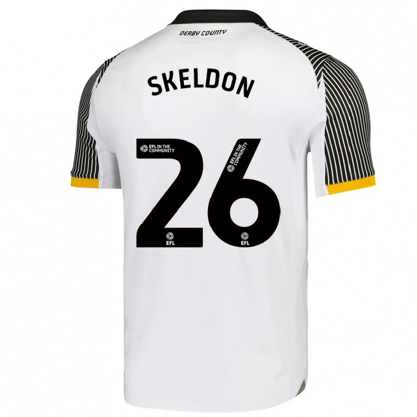 Danxen Kinder Lily Skeldon #26 Weiß Schwarz Heimtrikot Trikot 2025/26 T-Shirt Österreich