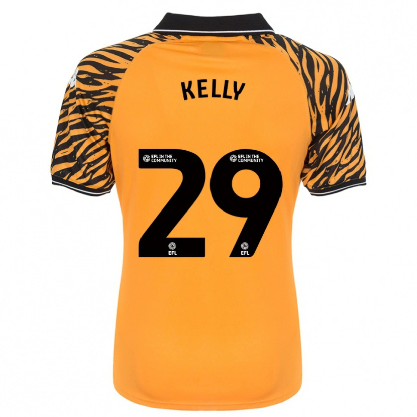 Danxen Kinder Ace Kelly #29 Orange Schwarz Heimtrikot Trikot 2025/26 T-Shirt Österreich