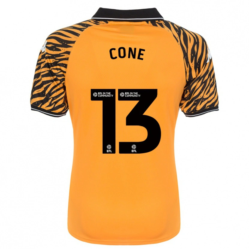 Danxen Kinder Sharla Cone #13 Orange Schwarz Heimtrikot Trikot 2025/26 T-Shirt Österreich