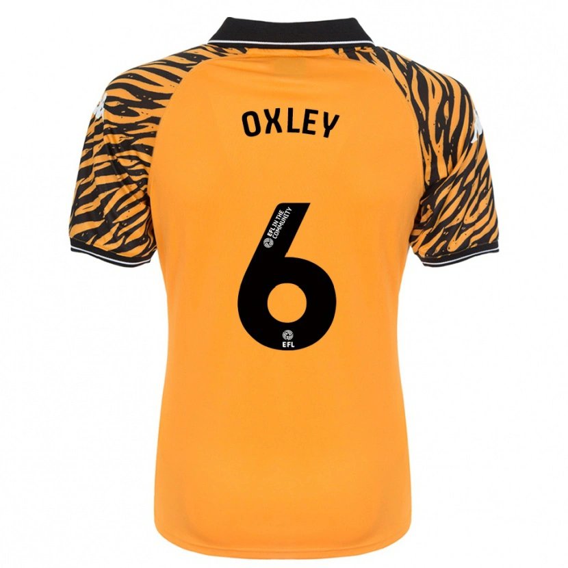 Danxen Kinder Tilly Oxley #6 Orange Schwarz Heimtrikot Trikot 2025/26 T-Shirt Österreich