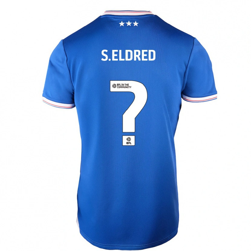 Danxen Kinder Sid Eldred #0 Blau Weiß Heimtrikot Trikot 2025/26 T-Shirt Österreich