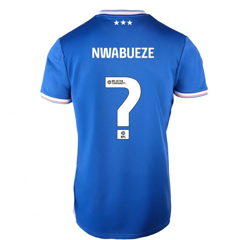 Danxen Kinder Jesse Nwabueze #0 Blau Weiß Heimtrikot Trikot 2025/26 T-Shirt Österreich