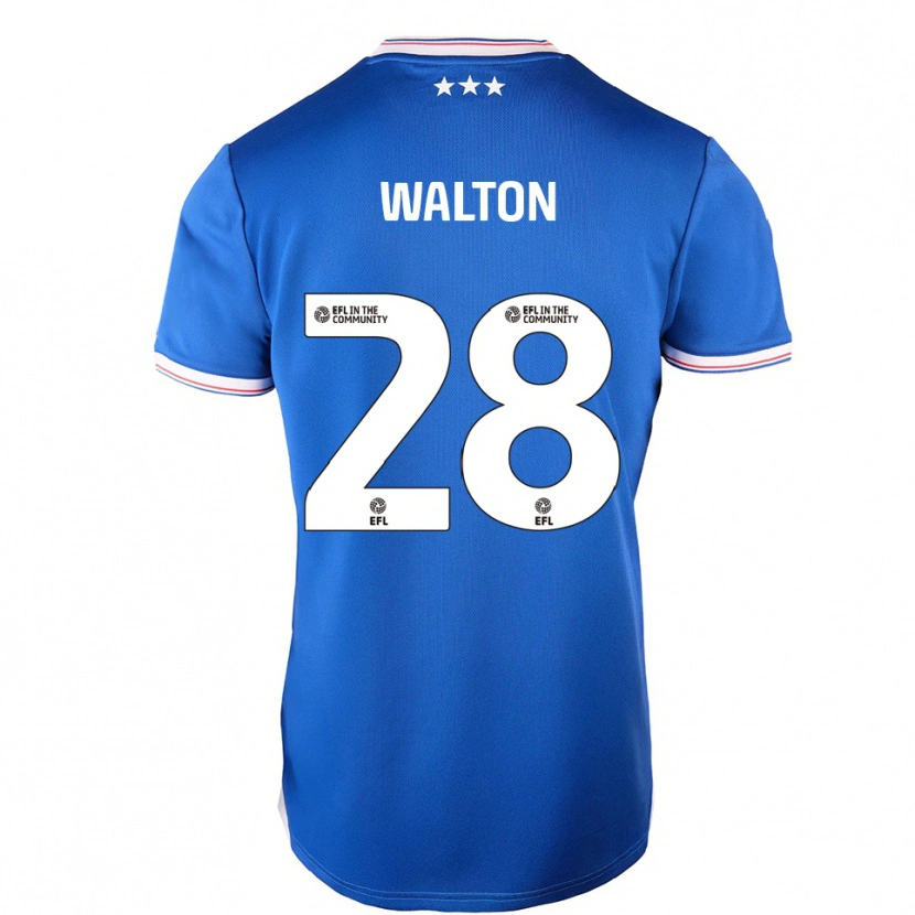 Danxen Kinder Christian Walton #28 Blau Weiß Heimtrikot Trikot 2025/26 T-Shirt Österreich