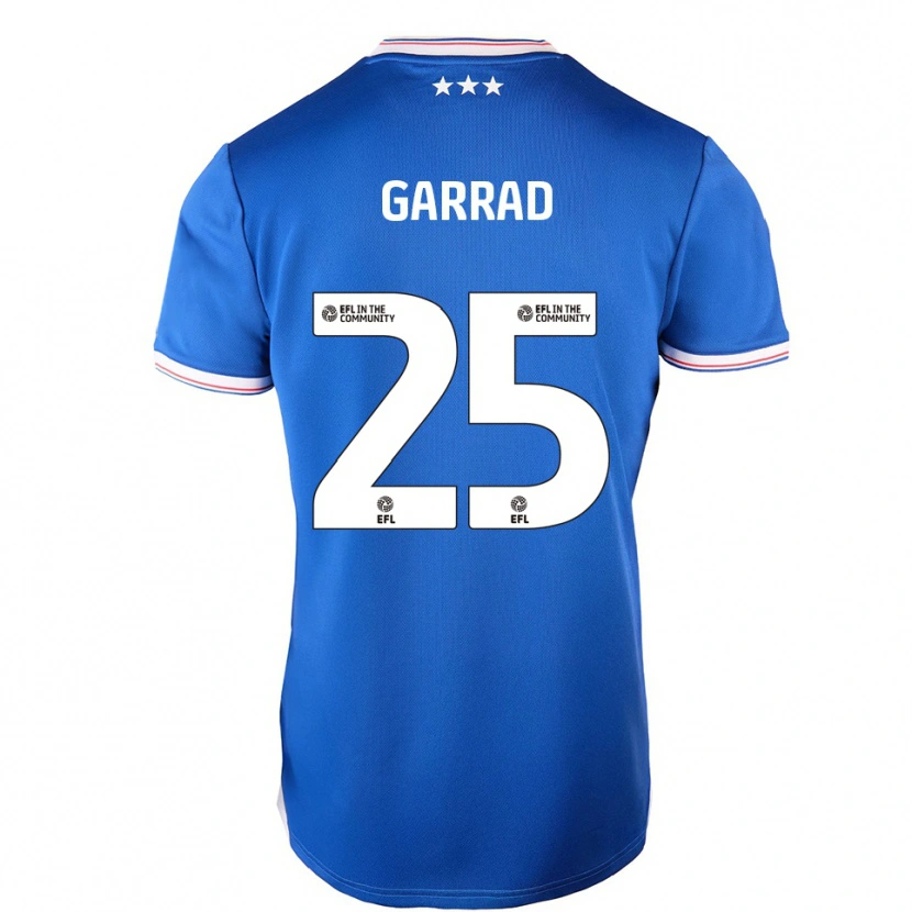 Danxen Kinder Grace Garrad #25 Blau Weiß Heimtrikot Trikot 2025/26 T-Shirt Österreich