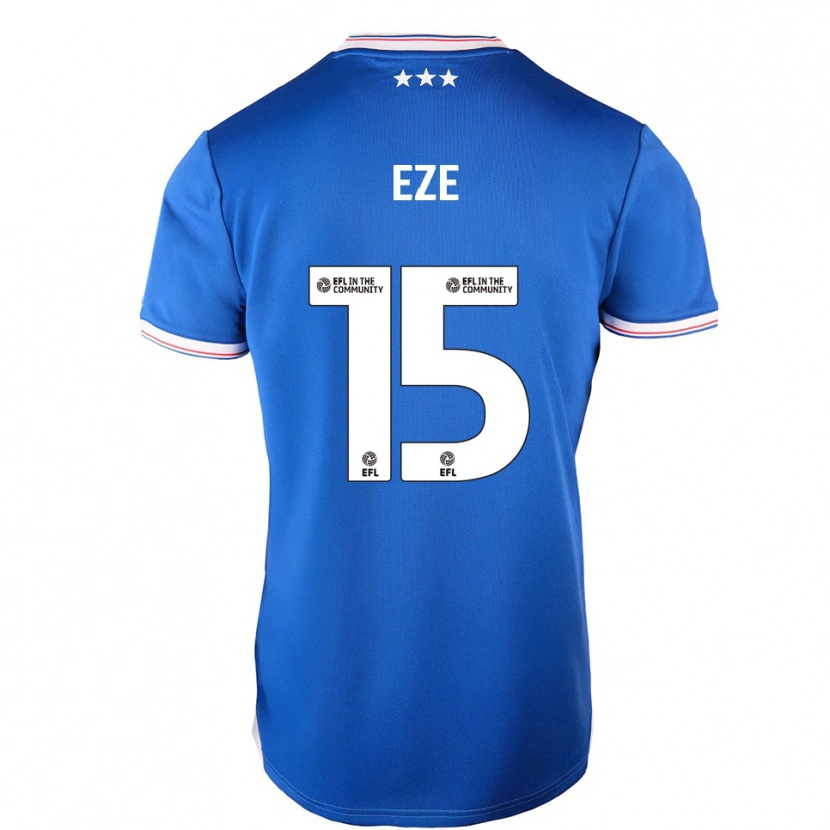 Danxen Kinder Nelson Eze #15 Blau Weiß Heimtrikot Trikot 2025/26 T-Shirt Österreich