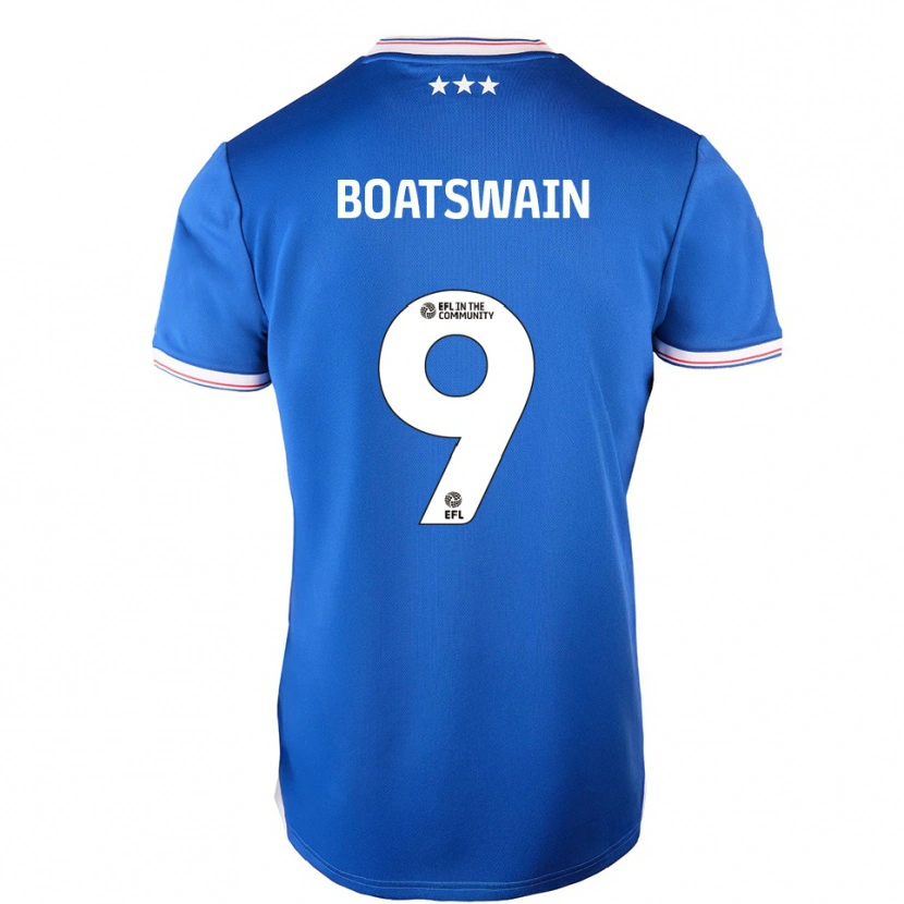 Danxen Kinder Ashley Boatswain #9 Blau Weiß Heimtrikot Trikot 2025/26 T-Shirt Österreich