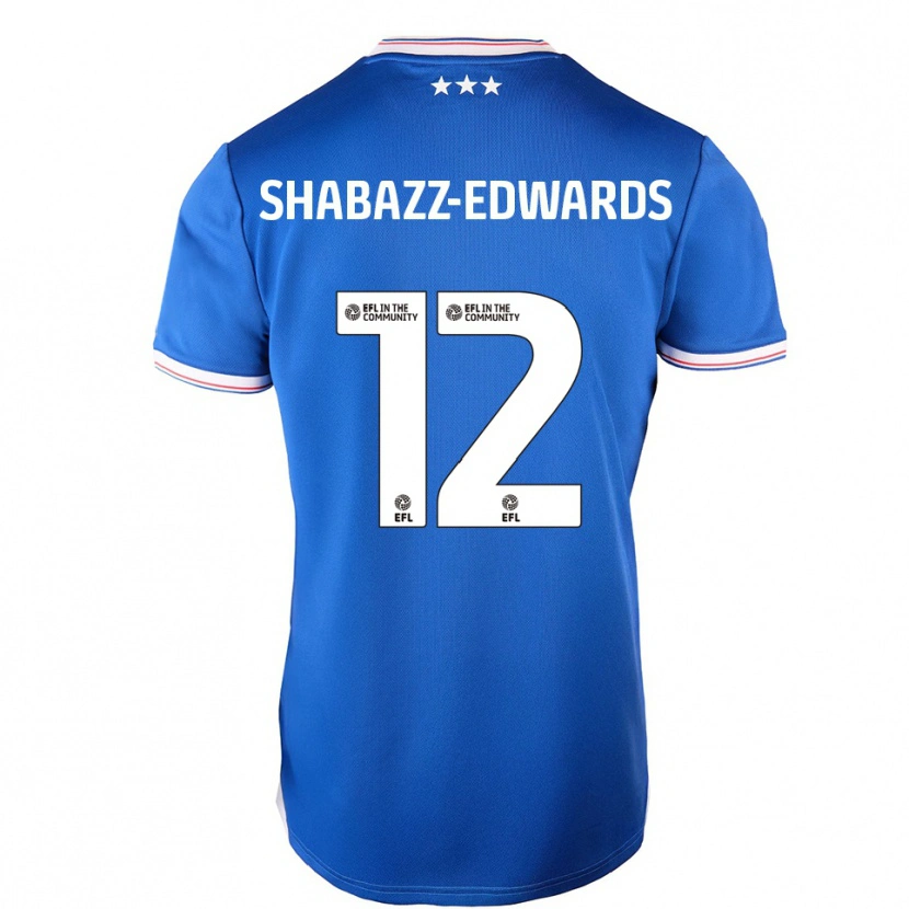 Danxen Kinder Walker Shabazz-Edwards #12 Blau Weiß Heimtrikot Trikot 2025/26 T-Shirt Österreich