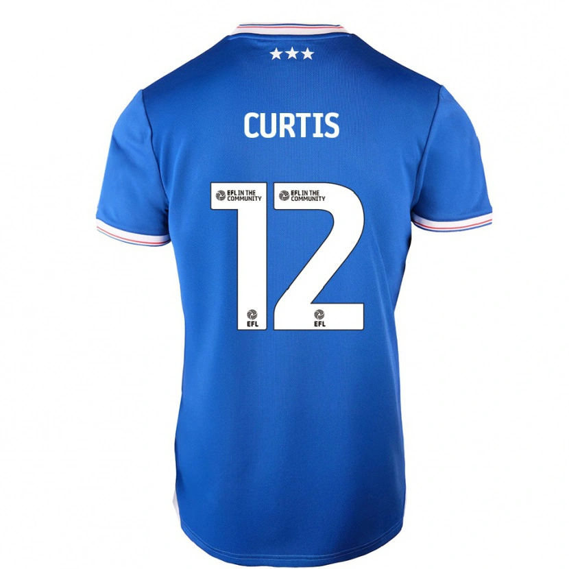 Danxen Kinder Henry Curtis #12 Blau Weiß Heimtrikot Trikot 2025/26 T-Shirt Österreich