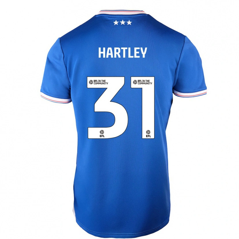 Danxen Kinder Laura Hartley #31 Blau Weiß Heimtrikot Trikot 2025/26 T-Shirt Österreich