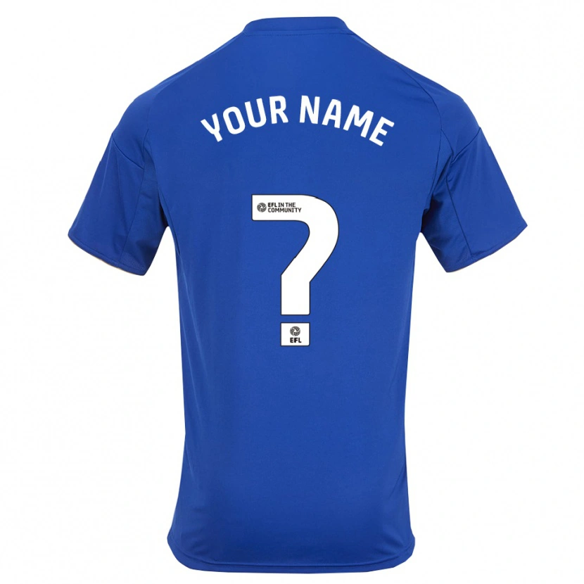 Danxen Kinder Ihren Namen #0 Blau Gold Heimtrikot Trikot 2025/26 T-Shirt Österreich
