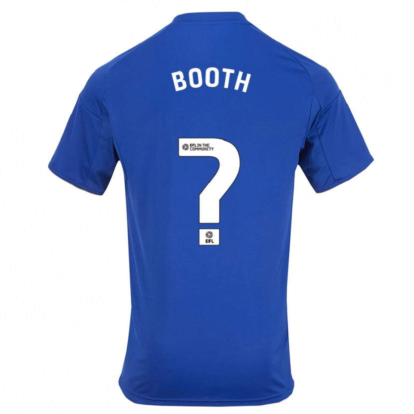 Danxen Kinder Zach Booth #0 Blau Gold Heimtrikot Trikot 2025/26 T-Shirt Österreich