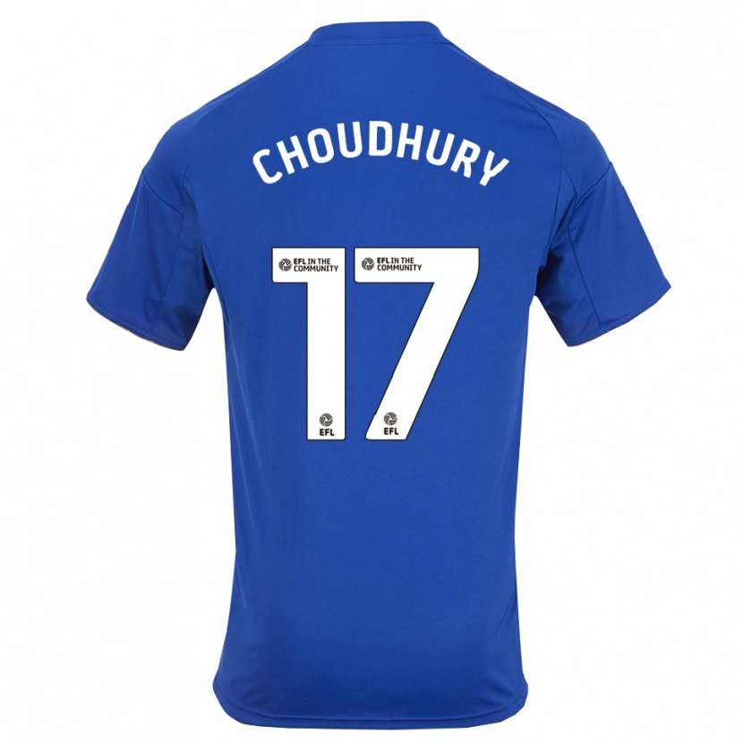 Danxen Kinder Hamza Choudhury #17 Blau Gold Heimtrikot Trikot 2025/26 T-Shirt Österreich