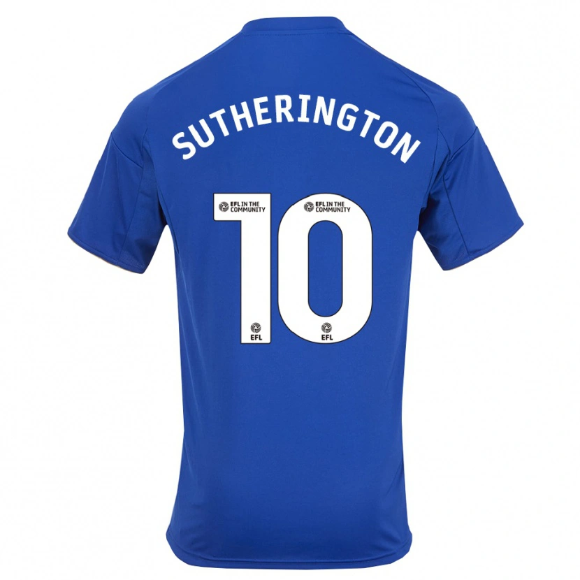 Danxen Kinder Harry Sutherington #10 Blau Gold Heimtrikot Trikot 2025/26 T-Shirt Österreich