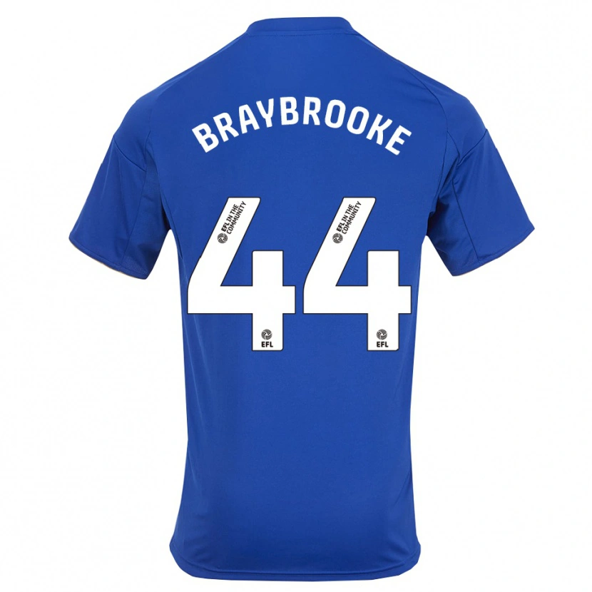 Danxen Kinder Sammy Braybrooke #44 Blau Gold Heimtrikot Trikot 2025/26 T-Shirt Österreich