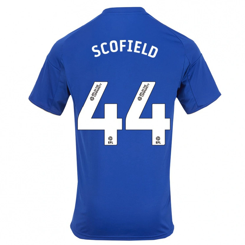 Danxen Kinder Connie Scofield #44 Blau Gold Heimtrikot Trikot 2025/26 T-Shirt Österreich